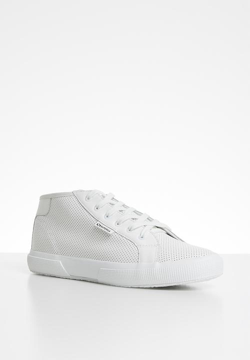 SUPERGA - 2754 Perforated punched nappa - white