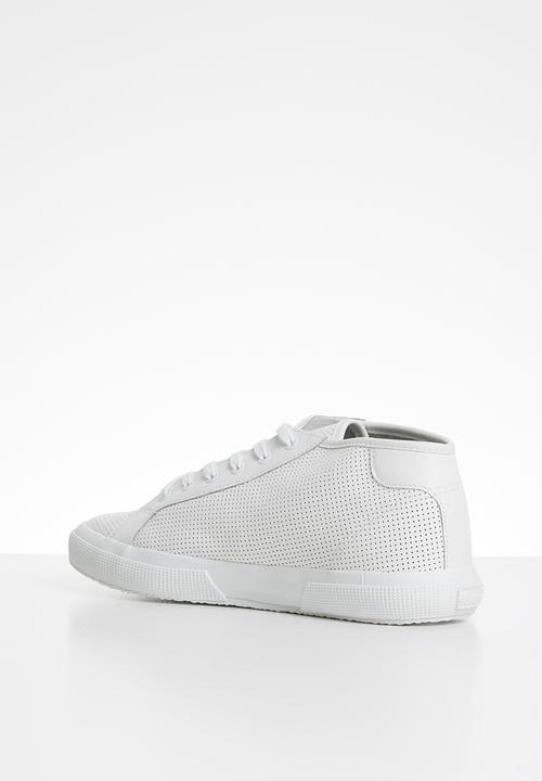 SUPERGA - 2754 Perforated punched nappa - white