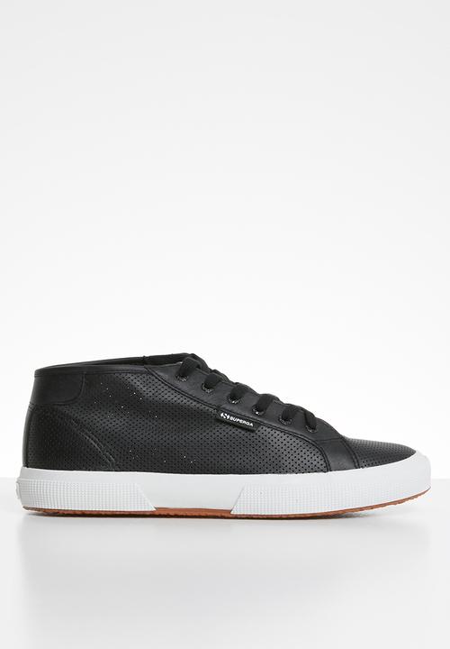 SUPERGA - 2754 Perforated punched nappa - black