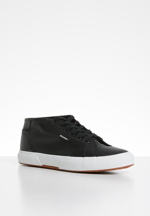 SUPERGA - 2754 Perforated punched nappa - black