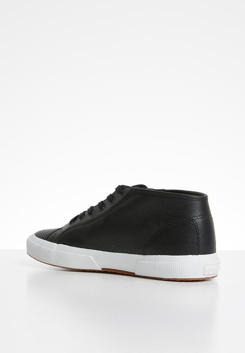 SUPERGA - 2754 Perforated punched nappa - black