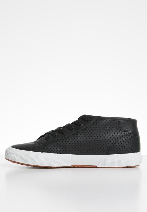 SUPERGA - 2754 Perforated punched nappa - black