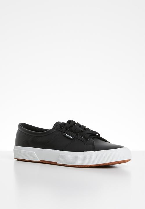 SUPERGA - 2750-Collarpad nappa leather - black