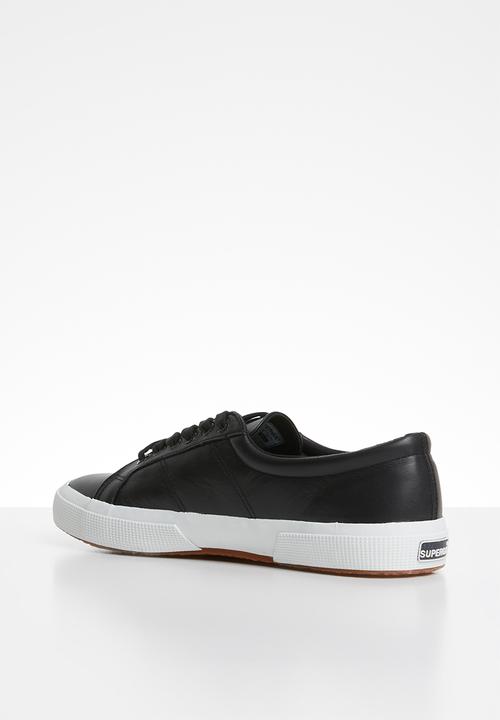 SUPERGA - 2750-Collarpad nappa leather - black
