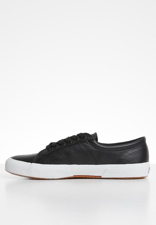 SUPERGA - 2750-Collarpad nappa leather - black