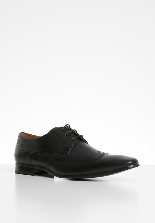 Gino Paoli - Jake lace-up brogue - black