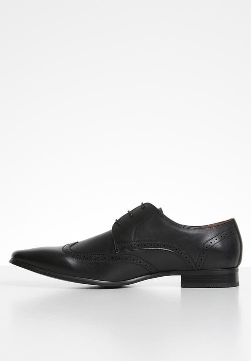 Gino Paoli - Jake lace-up brogue - black