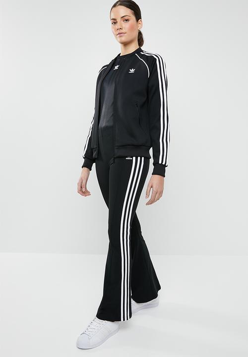 adidas Originals - Flared track pants - black 