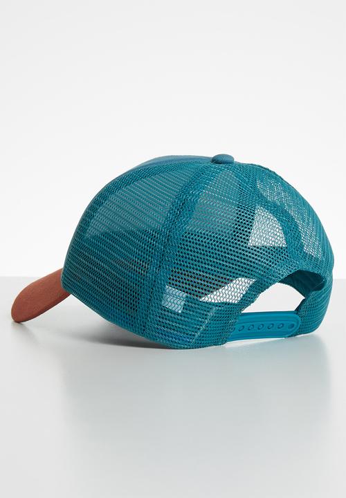Cotton On - Baseball cap - turquoise & rust 