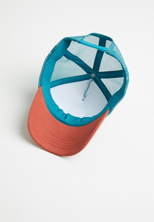 Cotton On - Baseball cap - turquoise & rust 