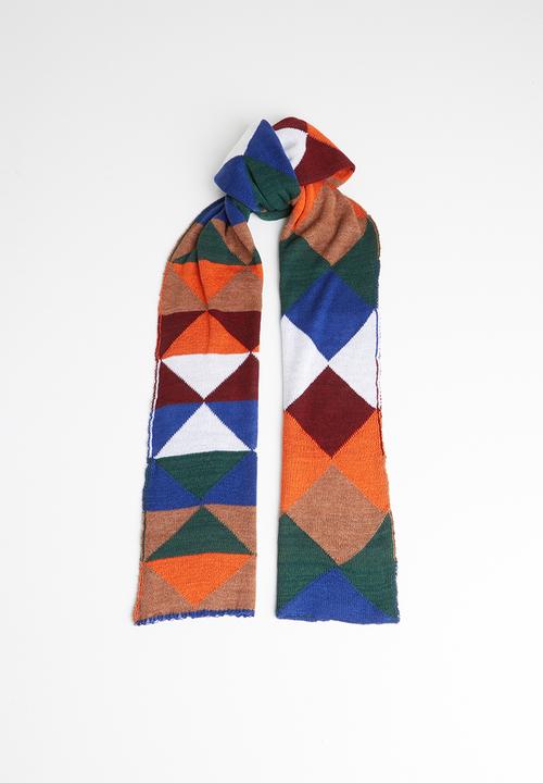 Superbalist - Diamond pattern scarf - multi