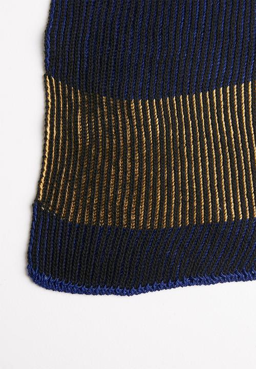 Superbalist - Plaited colourblock scarf - multi