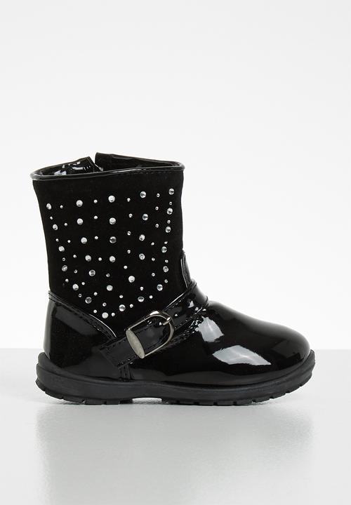 Pop Candy - Embellished boots - black