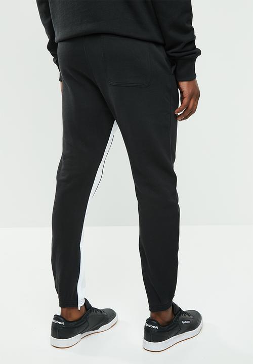 Reebok Classic - CL F zip jogger - black & white