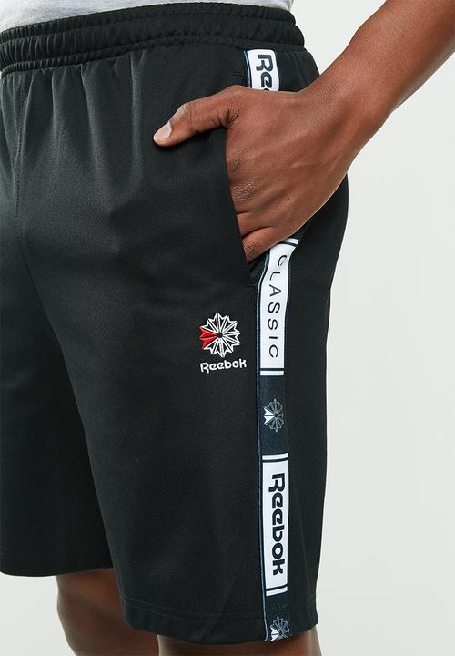 Reebok Classic - CL taped trackshort - black