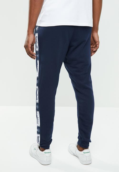 Reebok Classic - CL FT taped pant - blue