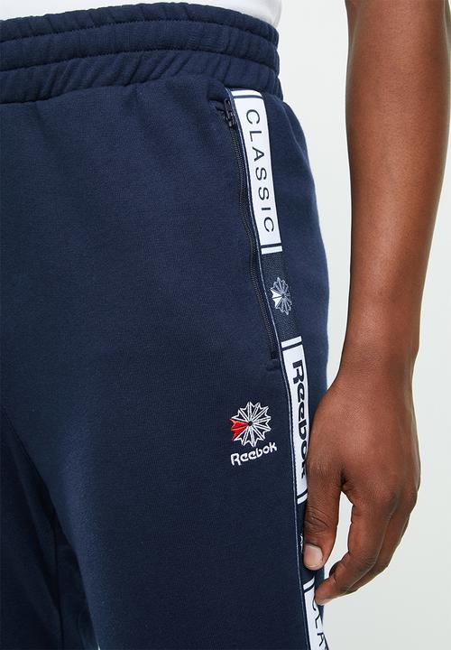 Reebok Classic - CL FT taped pant - blue
