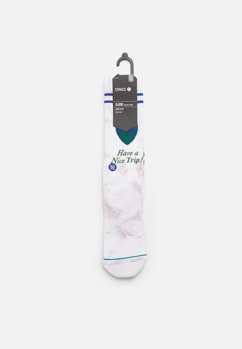 STANCE - Space trip sock - white