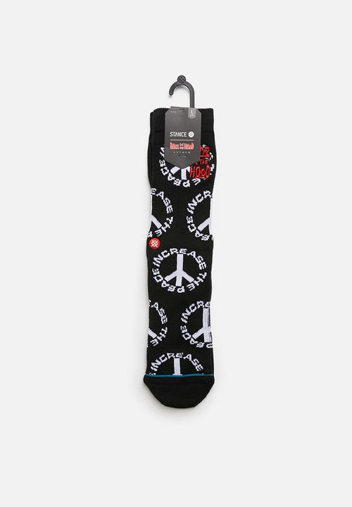 Stance Socks - Increase the peace - black & white