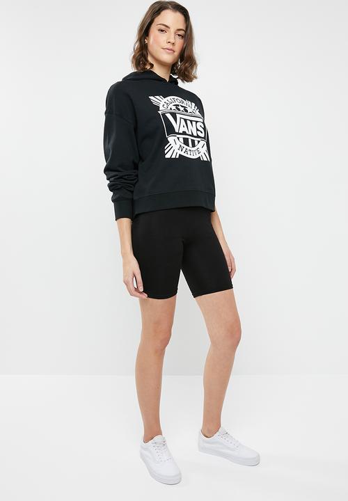 Vans - Cali native hoodie long sleeve top - black