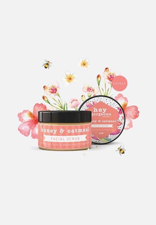 hey gorgeous - Honey & Oatmeal Facial Scrub