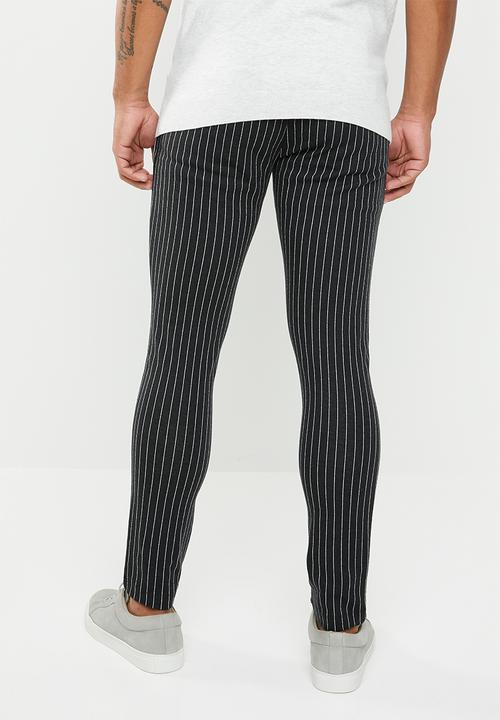 Jack & Jones - Tanner pants - black & white