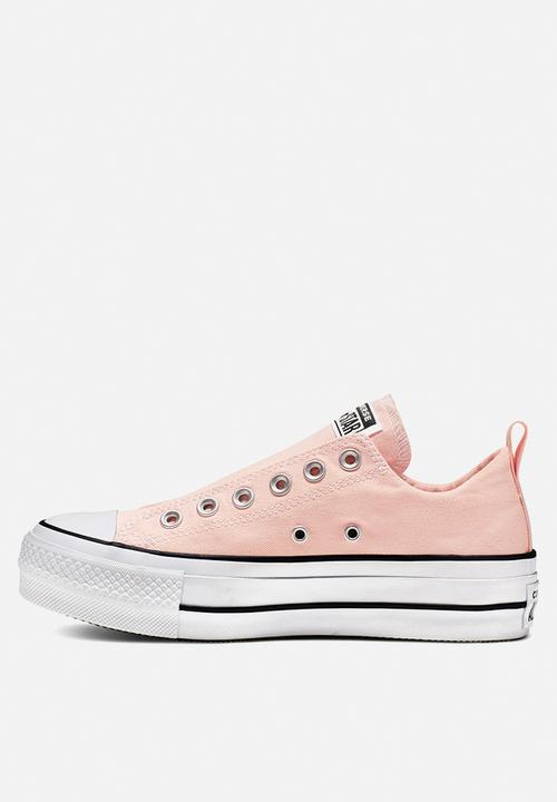 Converse - All Star Lift Slip - washed coral/white/black