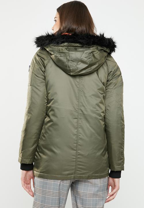 Brave Soul - Contrast parka - khaki 
