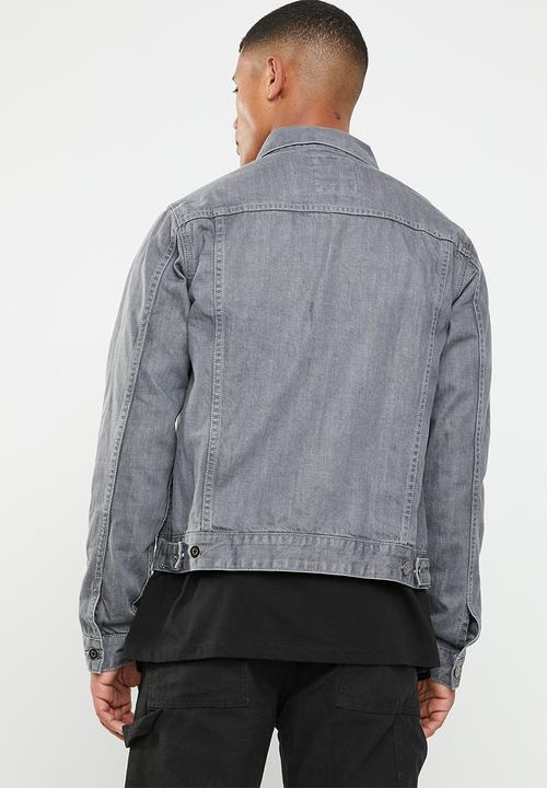 Superbalist - Basic denim trucker jacket - grey