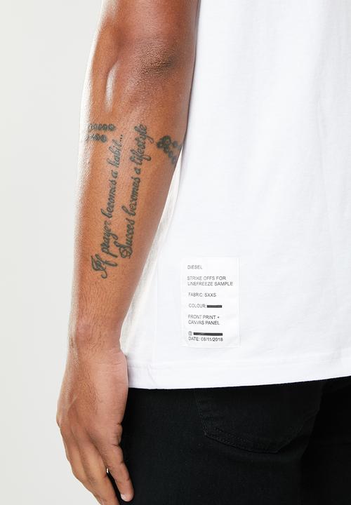 Diesel  - T-just-yp T-shirt - white
