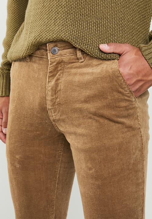Superbalist - Slim fit corduroy chino - tan