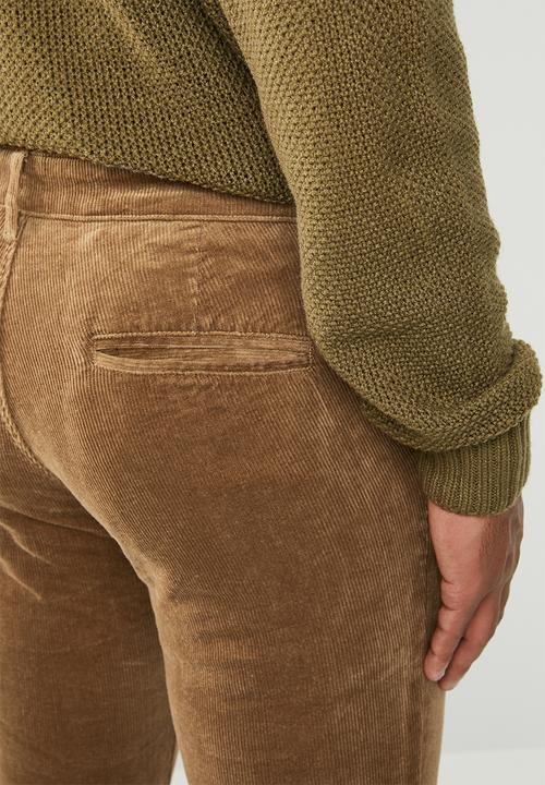Superbalist - Slim fit corduroy chino - tan