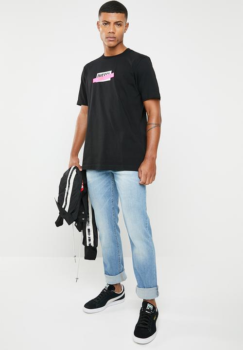 GUESS - Slim straight jeans - blue
