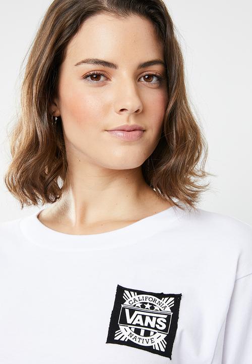 Vans - Cali native native long sleeve top - white