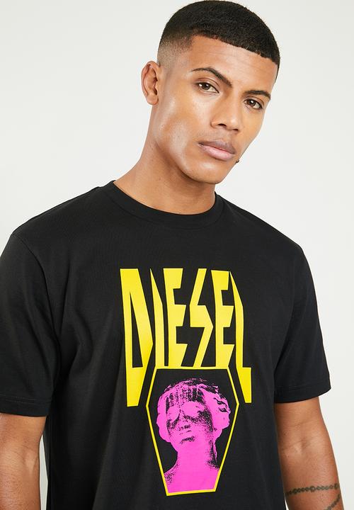 Diesel  - T-just-ye short sleeve tee - black