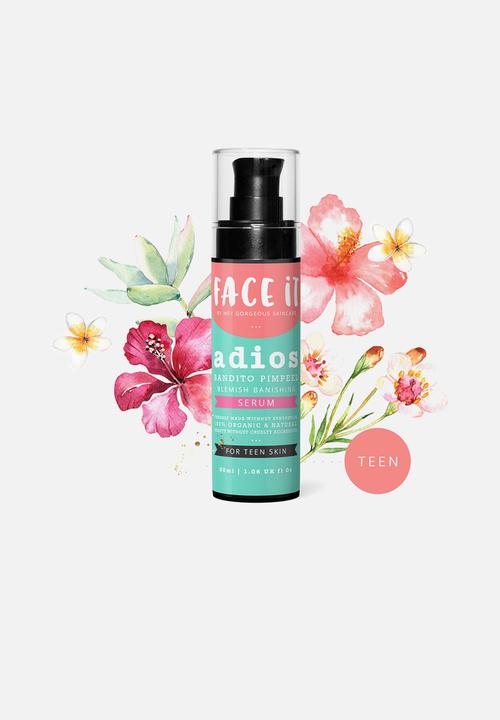hey gorgeous - Face It Adios Bandito Pimpeel Blemish Banishing Serum