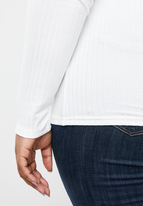 POLO - Sabrina turtle neck - white