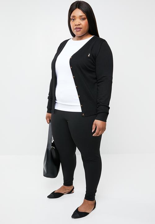 POLO - Emma long sleeve cardigan - black