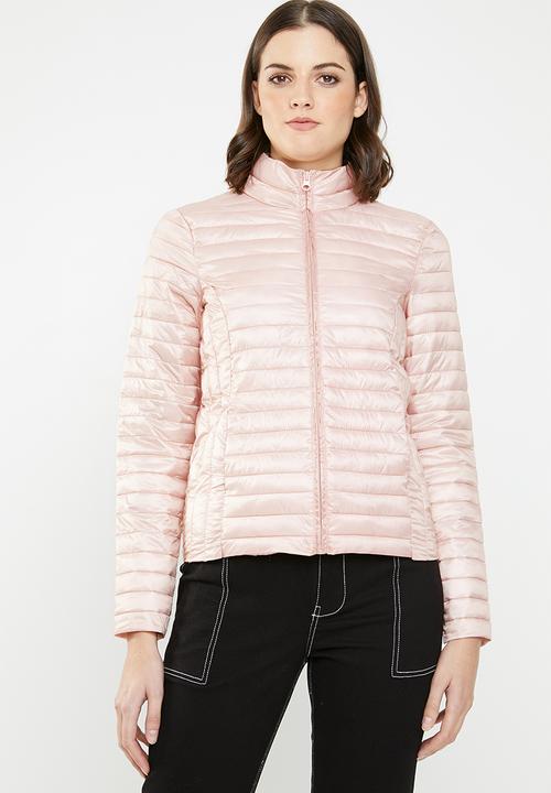 Jacqueline de Yong - Maddy padded jacket - pink