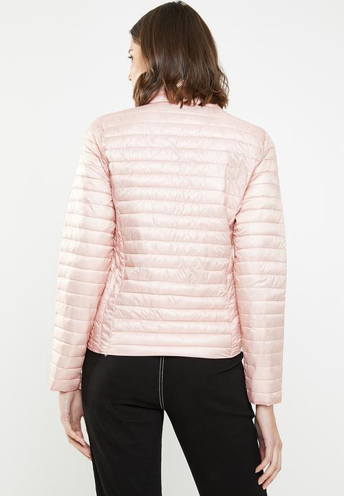 Jacqueline de Yong - Maddy padded jacket - pink