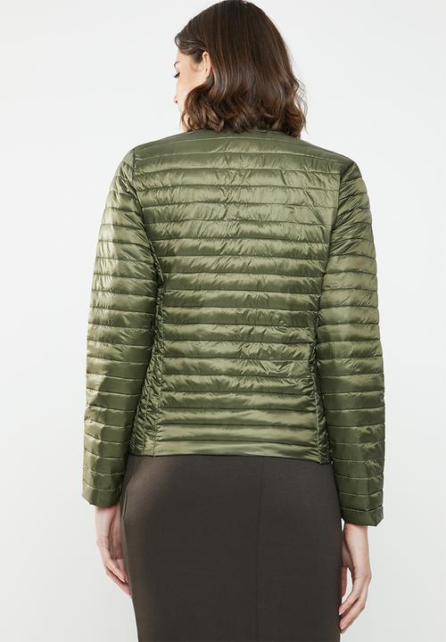 Jacqueline de Yong - Maddy padded jacket - green