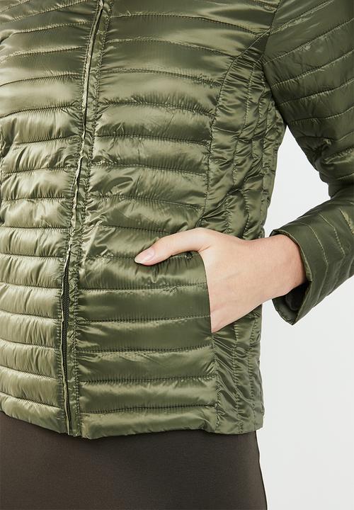 Jacqueline de Yong - Maddy padded jacket - green