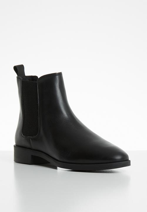 Vero Moda - Loa leather chelsea boot - black