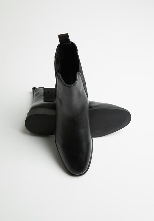 Vero Moda - Loa leather chelsea boot - black