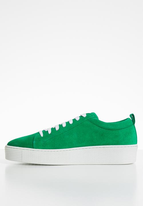 Vero Moda - Hella leather sneaker - green