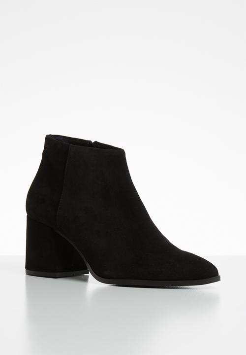 Vero Moda - Ronja leather ankle boot - black