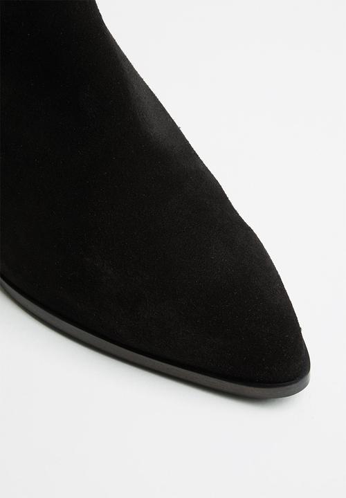 Vero Moda - Ronja leather ankle boot - black