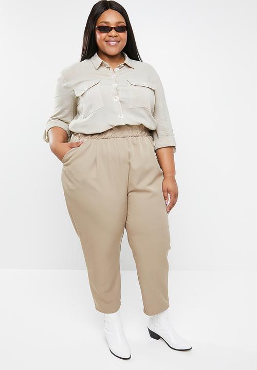 STYLE REPUBLIC PLUS - Utility style shirt - beige 