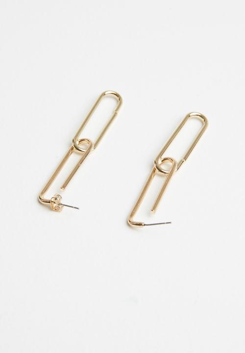 Superbalist - Olivia chain link earrings - gold