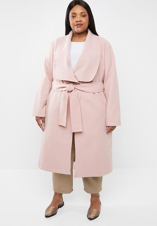 STYLE REPUBLIC PLUS - Waterfall coat - pink